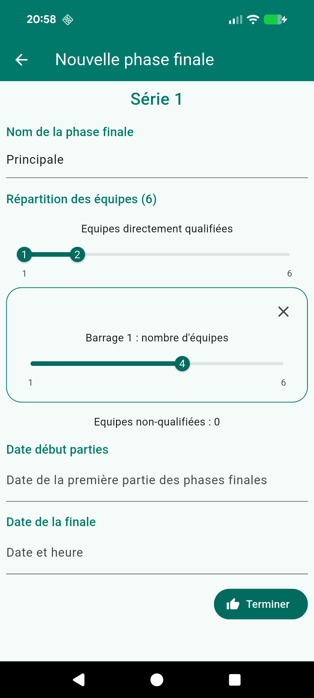 Structure Phases Finales
